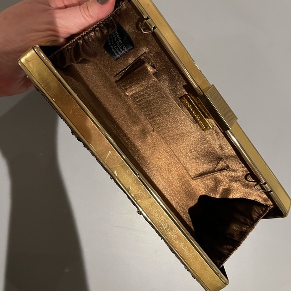 Volum Reversible GoldBronze Sequins Clutch - Picture 13 of 13
